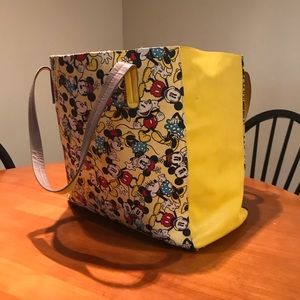 Large Yellow Disney Tote Bag